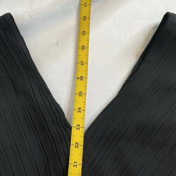 Talbots Women's Little Black Midi Cocktail Dress Size 6 Petite Classic Old Money - Picture 9 of 11